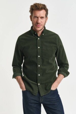 Regular Fit Corduroy Shirt