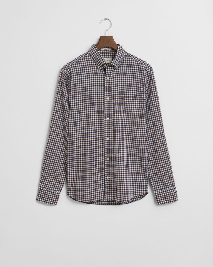 Regular Twill Gingham Shirt