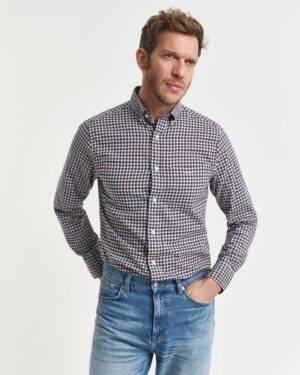 Regular Twill Gingham Shirt