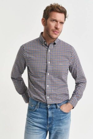 Regular Twill Gingham Shirt