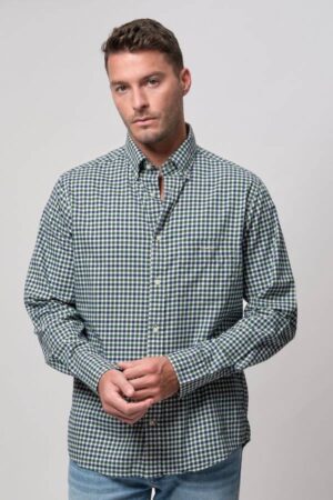 Regular Twill Gingham Shirt