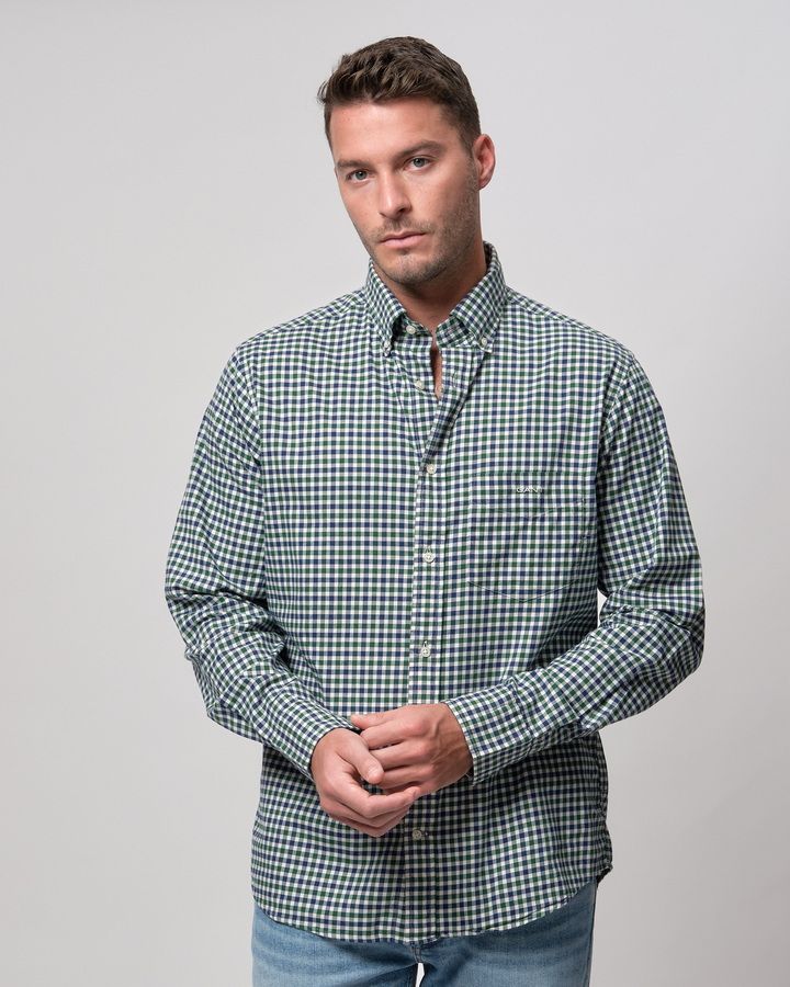 Regular Twill Gingham Shirt