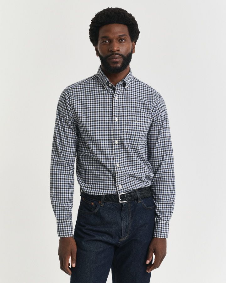 Regular Twill Gingham Shirt