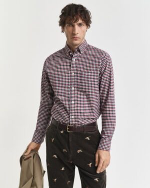 Regular Twill Gingham Shirt