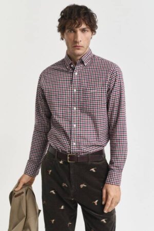 Regular Twill Gingham Shirt
