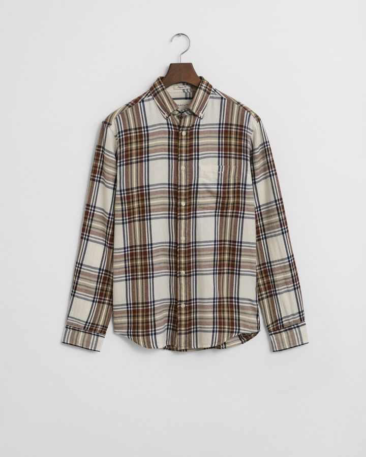 Regular Fit Windblown Flannel Check Shirt