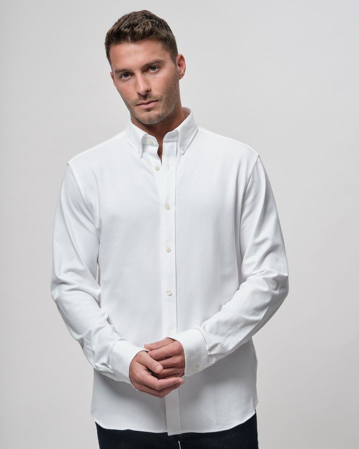 Regular Jersey Pique Strech Shirt