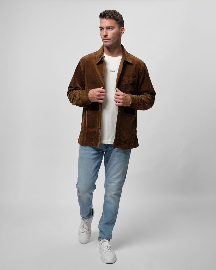 Regular Fit Corduroy Overshirt