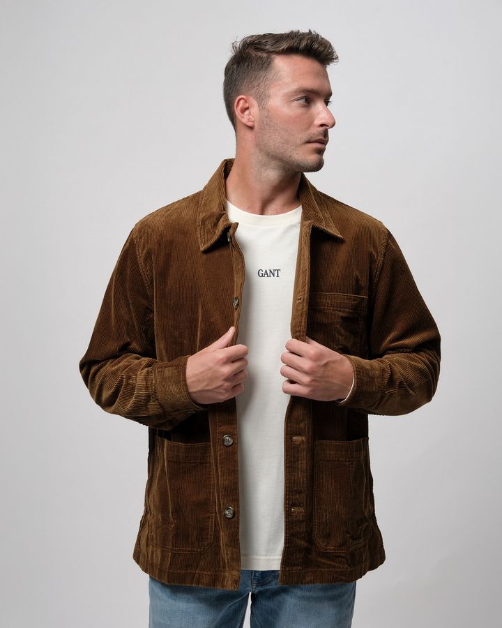 Regular Fit Corduroy Overshirt