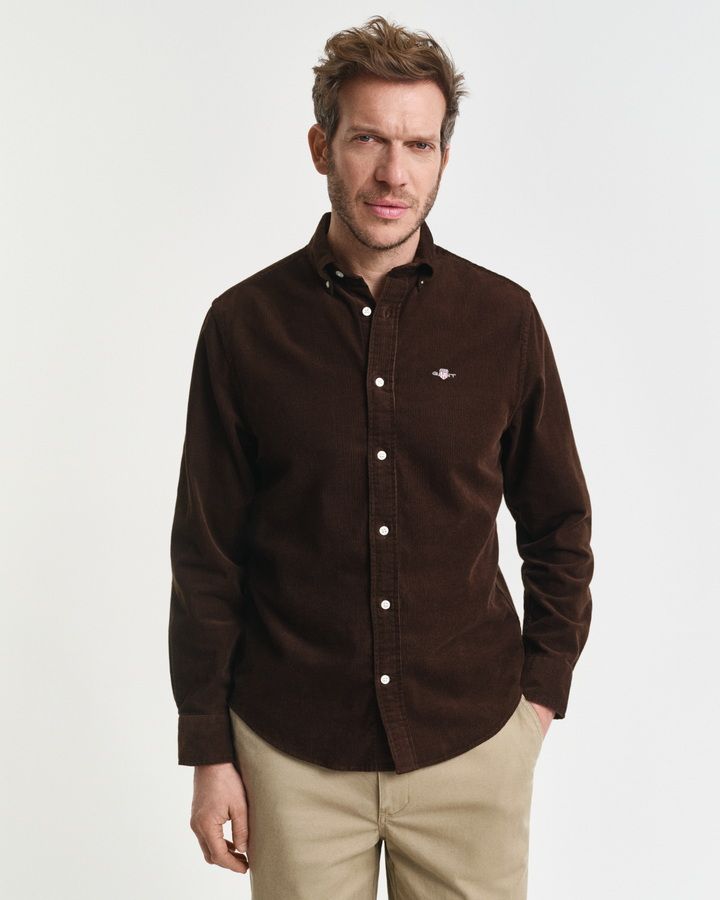 Regular Fit Cotton Corduroy Shirt