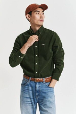 Regular Fit Cotton Corduroy Shirt