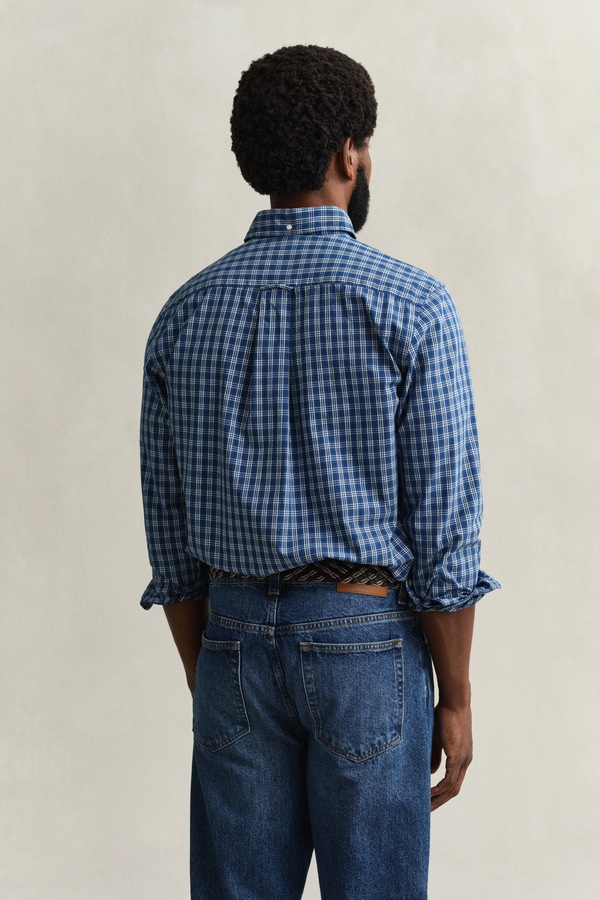 Indigo Checked Shirt