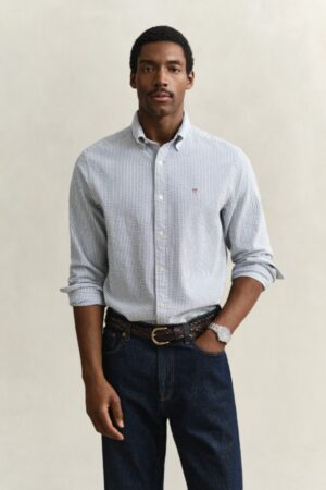 Reg Seersucker Stripe Shirt