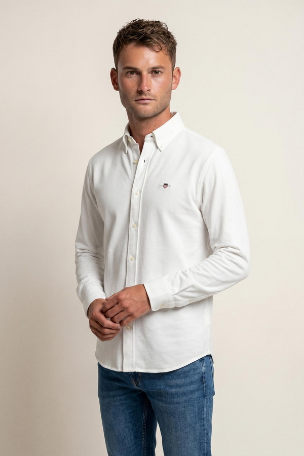 Regular Jersey Pique Strech Shirt