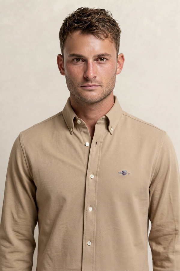 Regular Jersey Pique Strech Shirt
