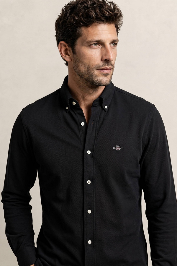 Regular Jersey Pique Strech Shirt