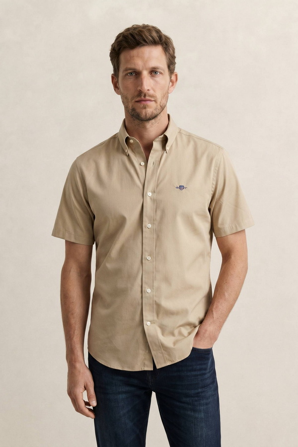 Regular Poplin Strech Shirt