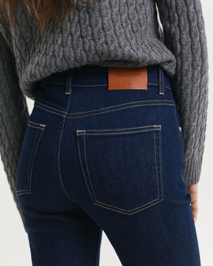 Slim Fit Flared Jeans