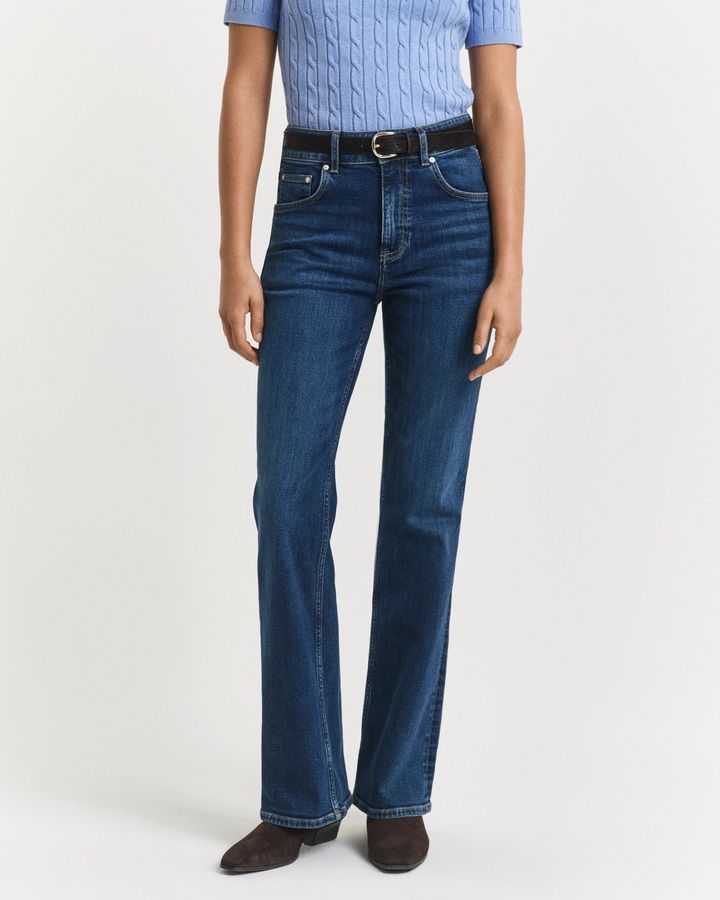 Slim Fit Flared Jeans