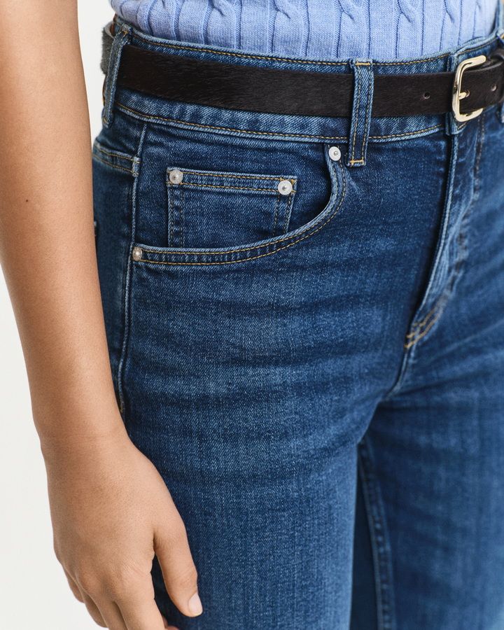 Slim Fit Flared Jeans