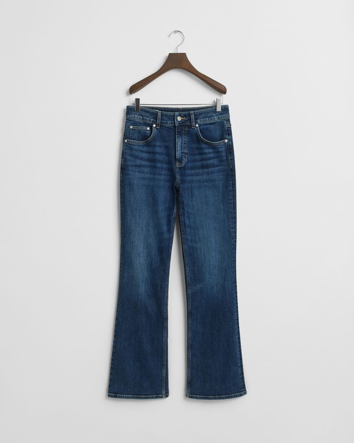 Slim Fit Flared Jeans