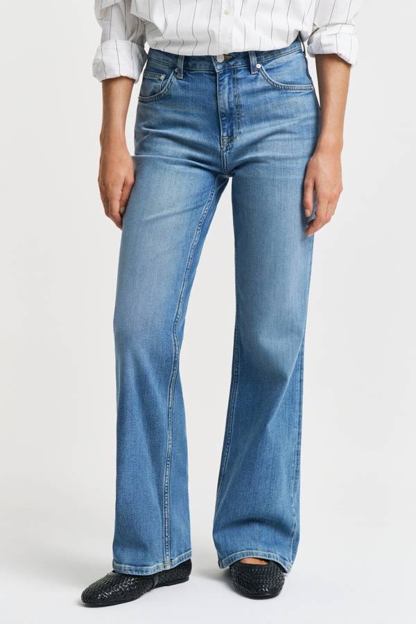 Slim Fit Flared Jeans