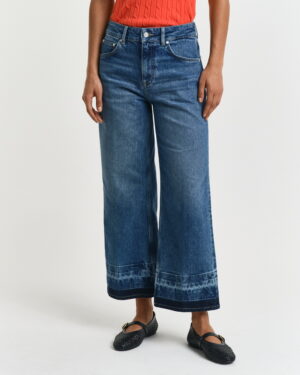 Hem Fold Detail Jeans