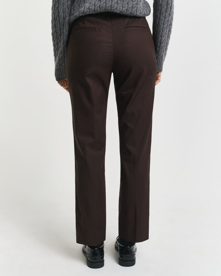 Slim Fit Cigarette Slacks