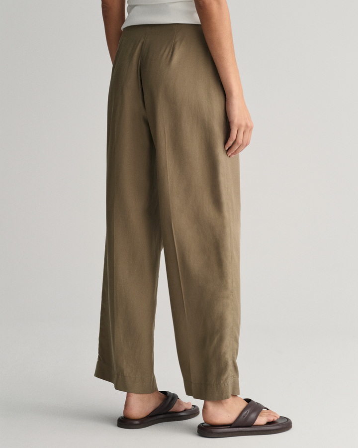 Relaxed Fit Tie Waist Pants