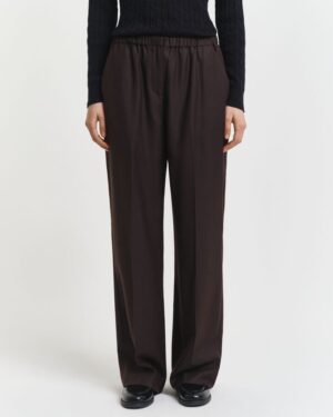 Wool Blend Pull-On Pants
