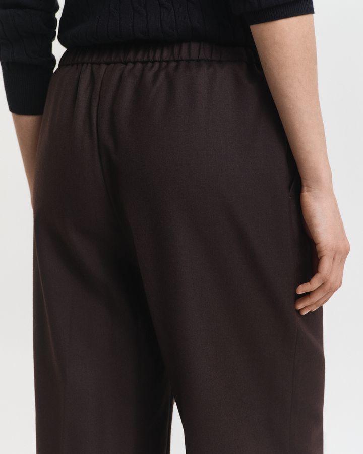 Wool Blend Pull-On Pants