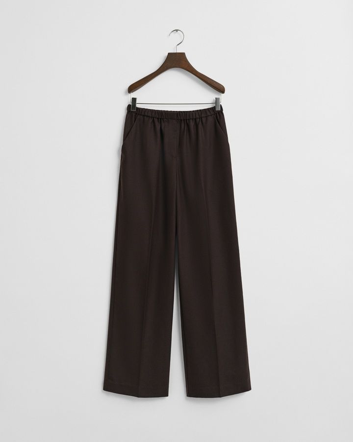 Wool Blend Pull-On Pants