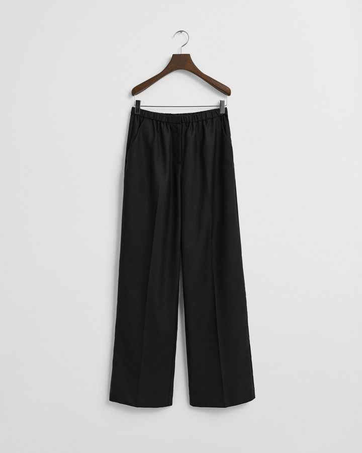 Wool Blend Pull-On Pants