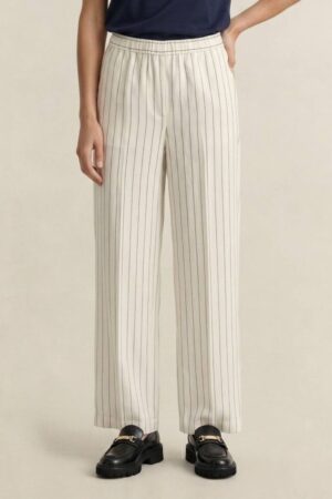 Striped Linen Blend Pants