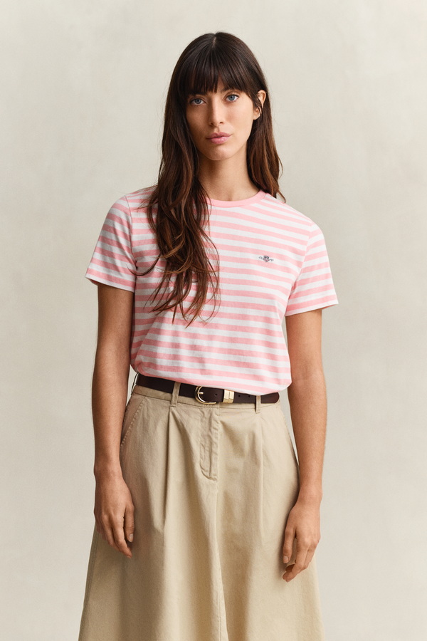 Striped Shield T-Shirt