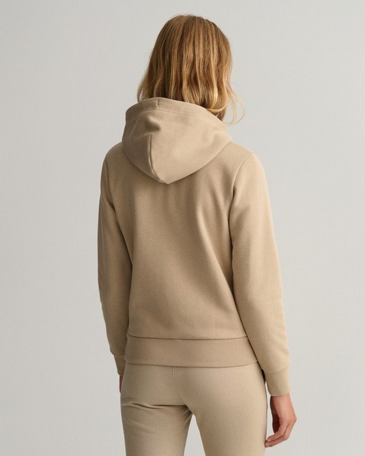 Tonal Shield Zip Hoodie