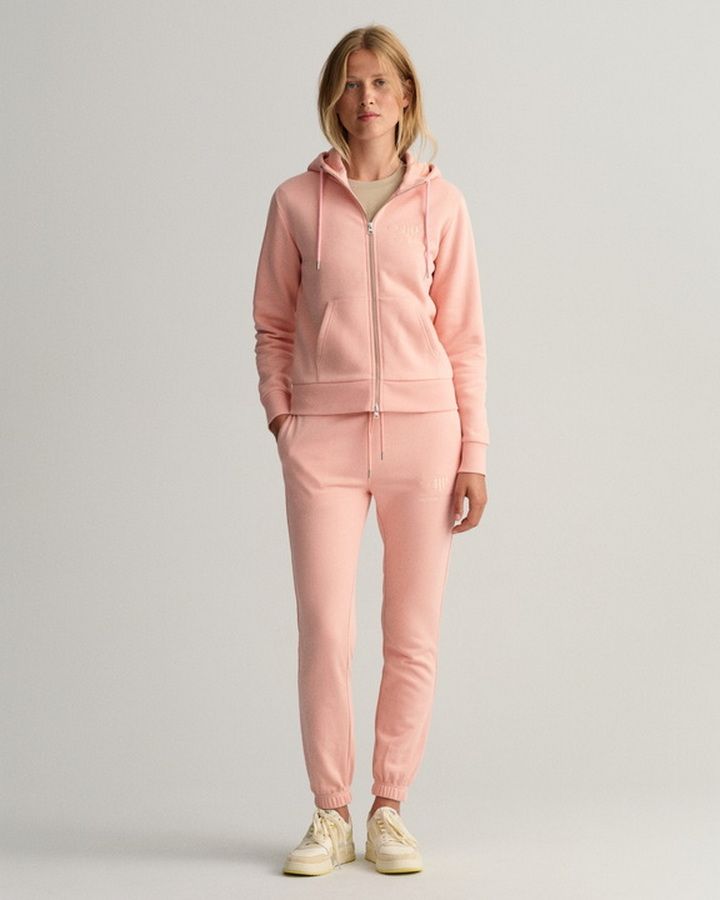 Tonal Shield Zip Hoodie