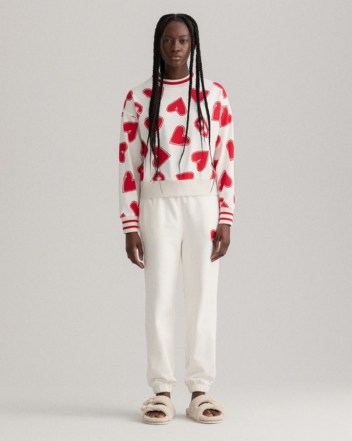 CV. COLLEGIATE HEART SWEAT PANTS