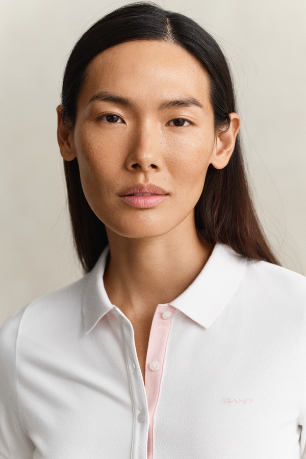 Contrast Pique Polo Shirt