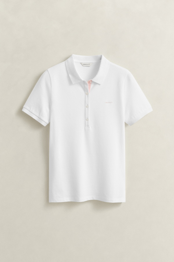 Contrast Pique Polo Shirt