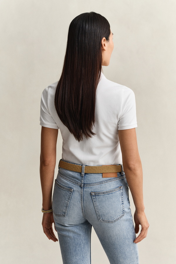 Contrast Pique Polo Shirt