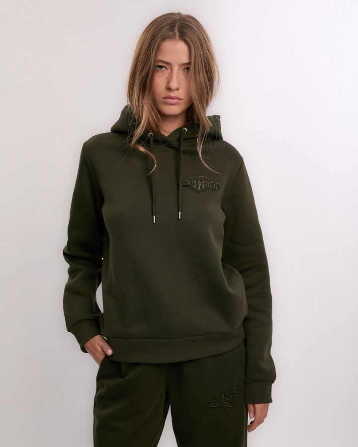 Tonal Shield Hoodie