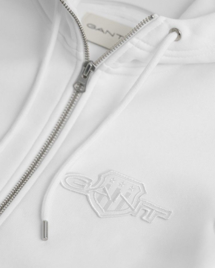 REG TONAL SHIELD ZIP HOODIE