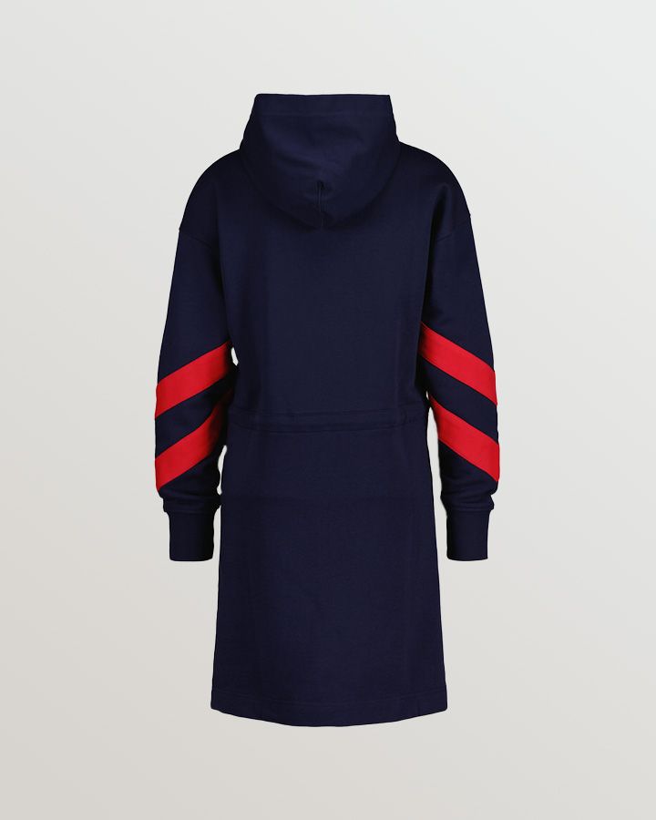 D1. CREST SHIELD HOODIE DRESS