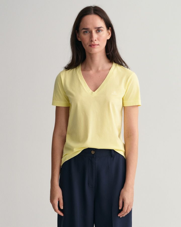 Sunfaded V-Neck T-Shirt