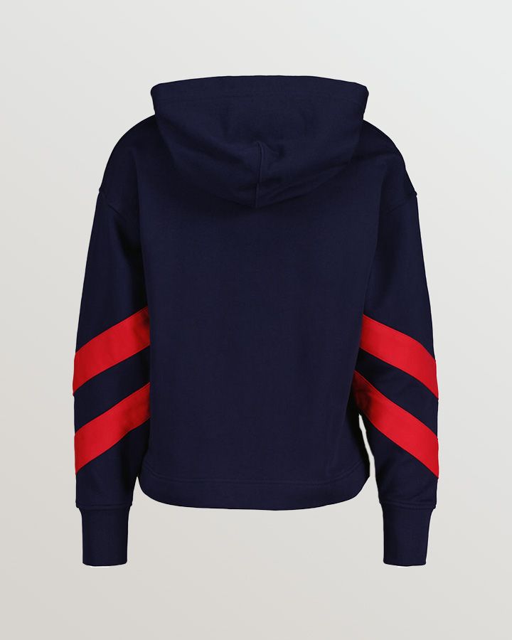 D1. CREST SHIELD DETAIL HOODIE
