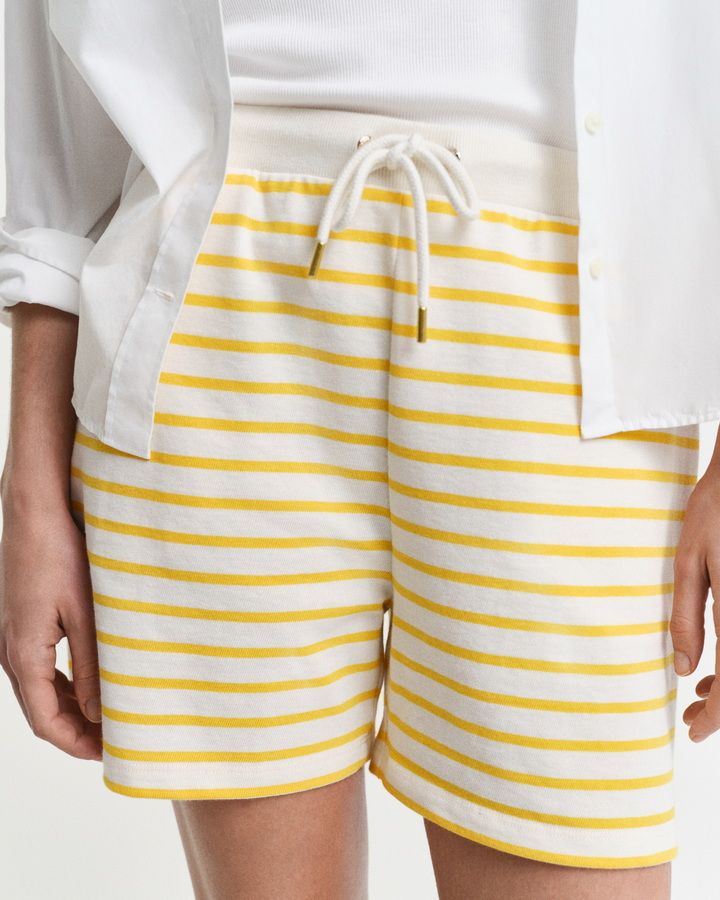 Breton Striped Jersey Shorts