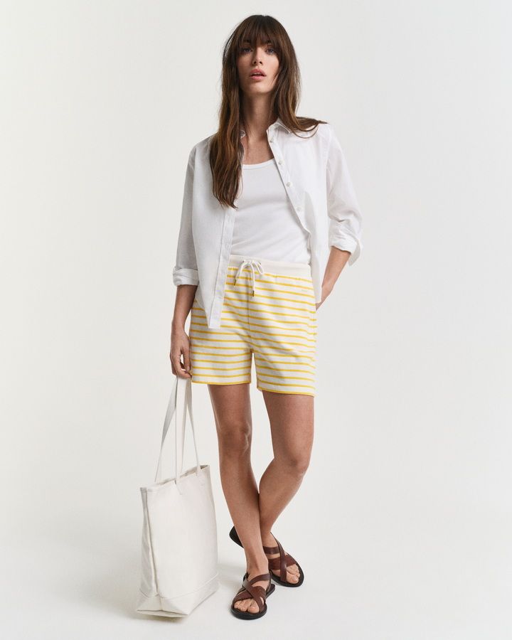 Breton Striped Jersey Shorts