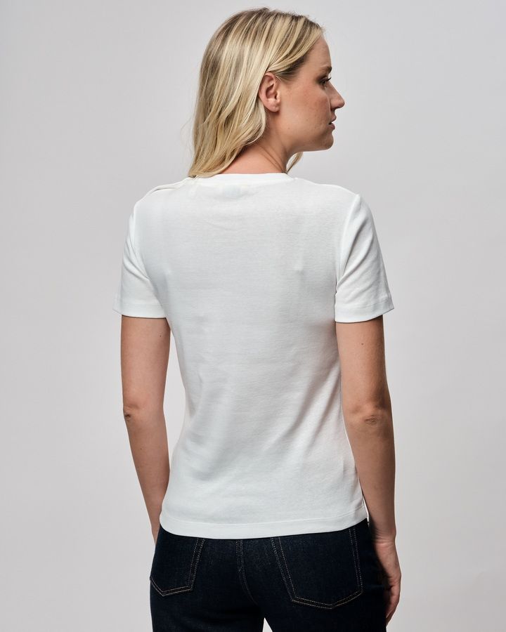 Slim Button T-Shirt