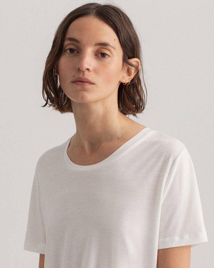 Short Sleeved Lyocell T-Shirt